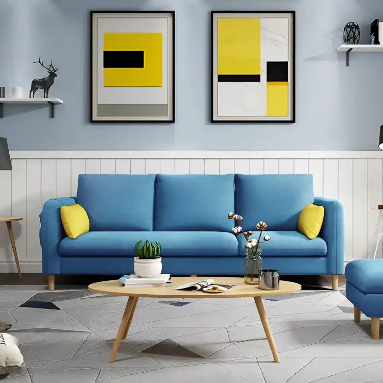 كنبة رائعة زرقاء بمواد فائقة الجودة - Baytuk