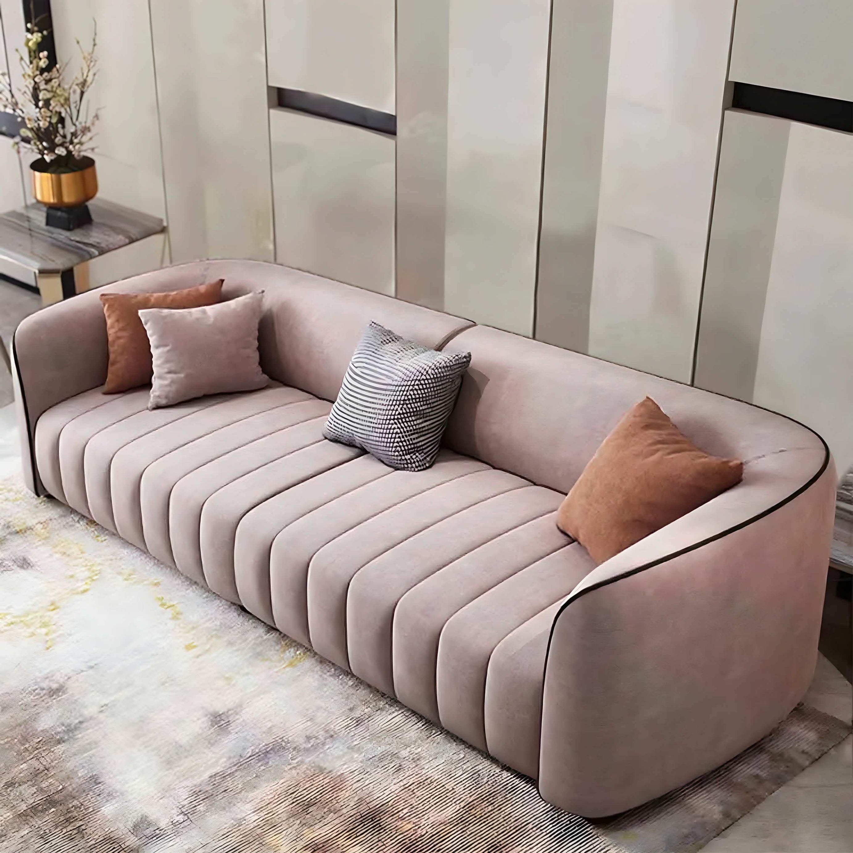 كنبة رائعة خشب زان راقية - Baytuk