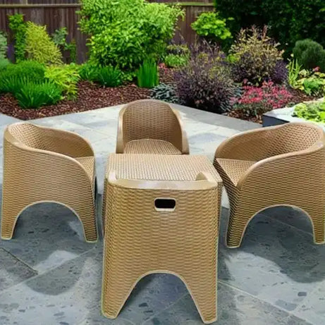 طقم فوتيه 4 كرسي و طاولة - Baytuk