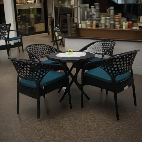 طقم نيو بامبو 4 كرسي و طاولة - Baytuk