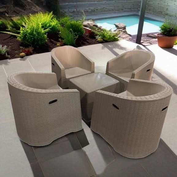 طقم خارجي اربع كراسي و طاولة - Baytuk