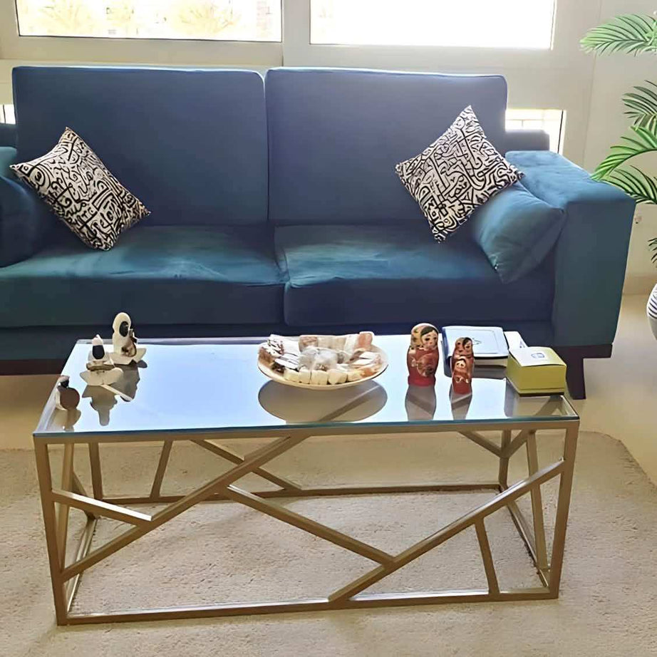 طاولة قهوة زجاج - Baytuk