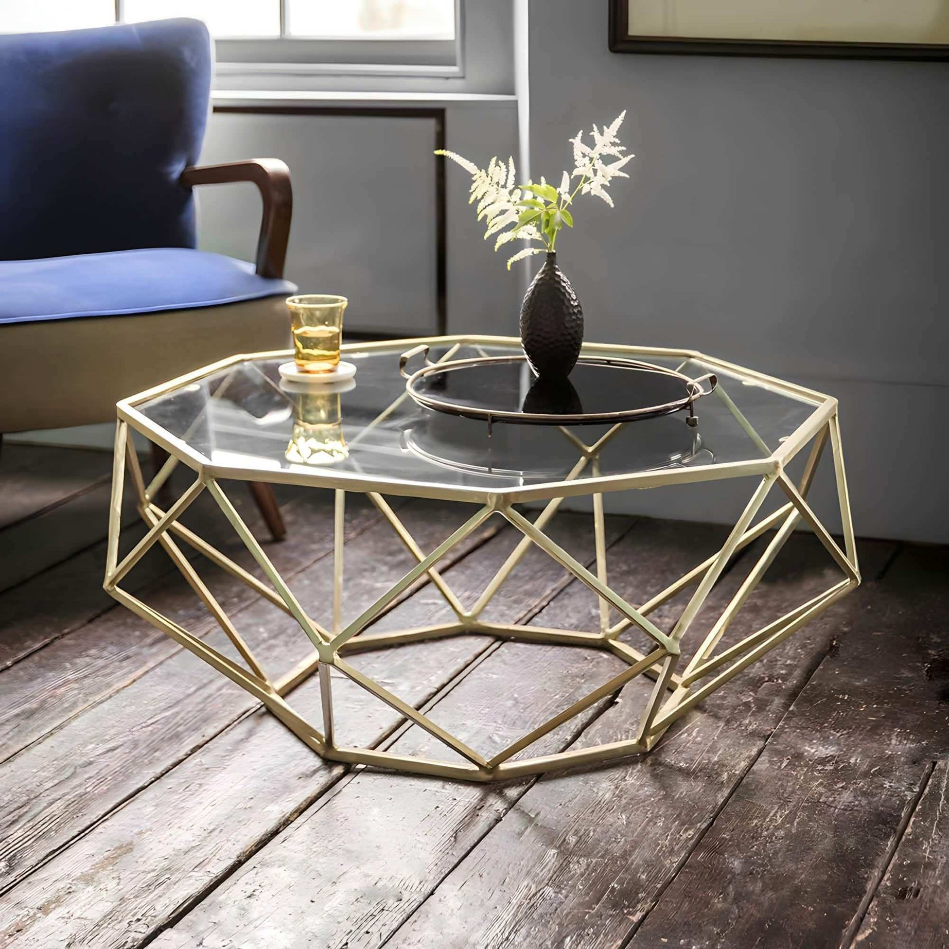 طاولة قهوة معدن - Baytuk