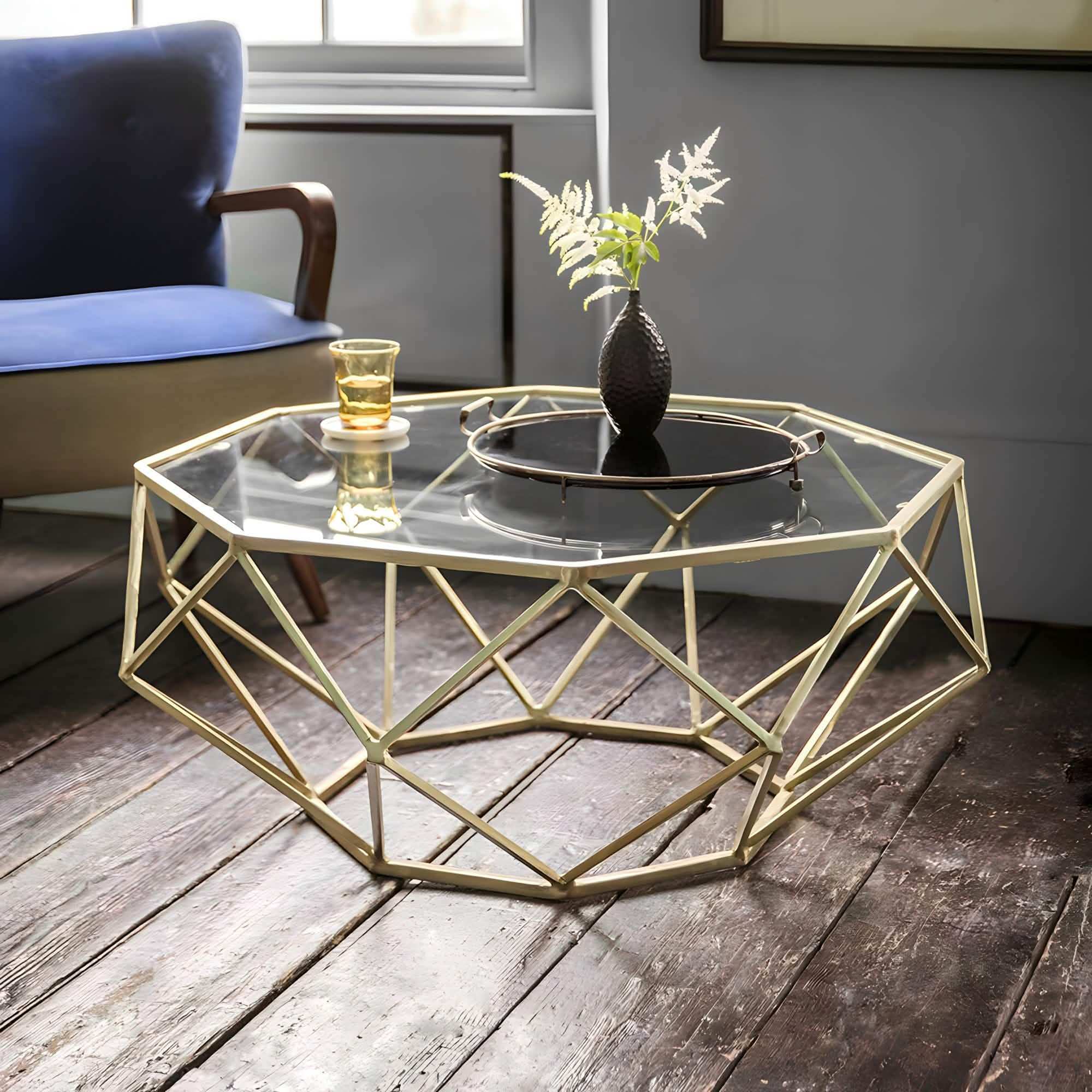 طاولة قهوة معدن - Baytuk