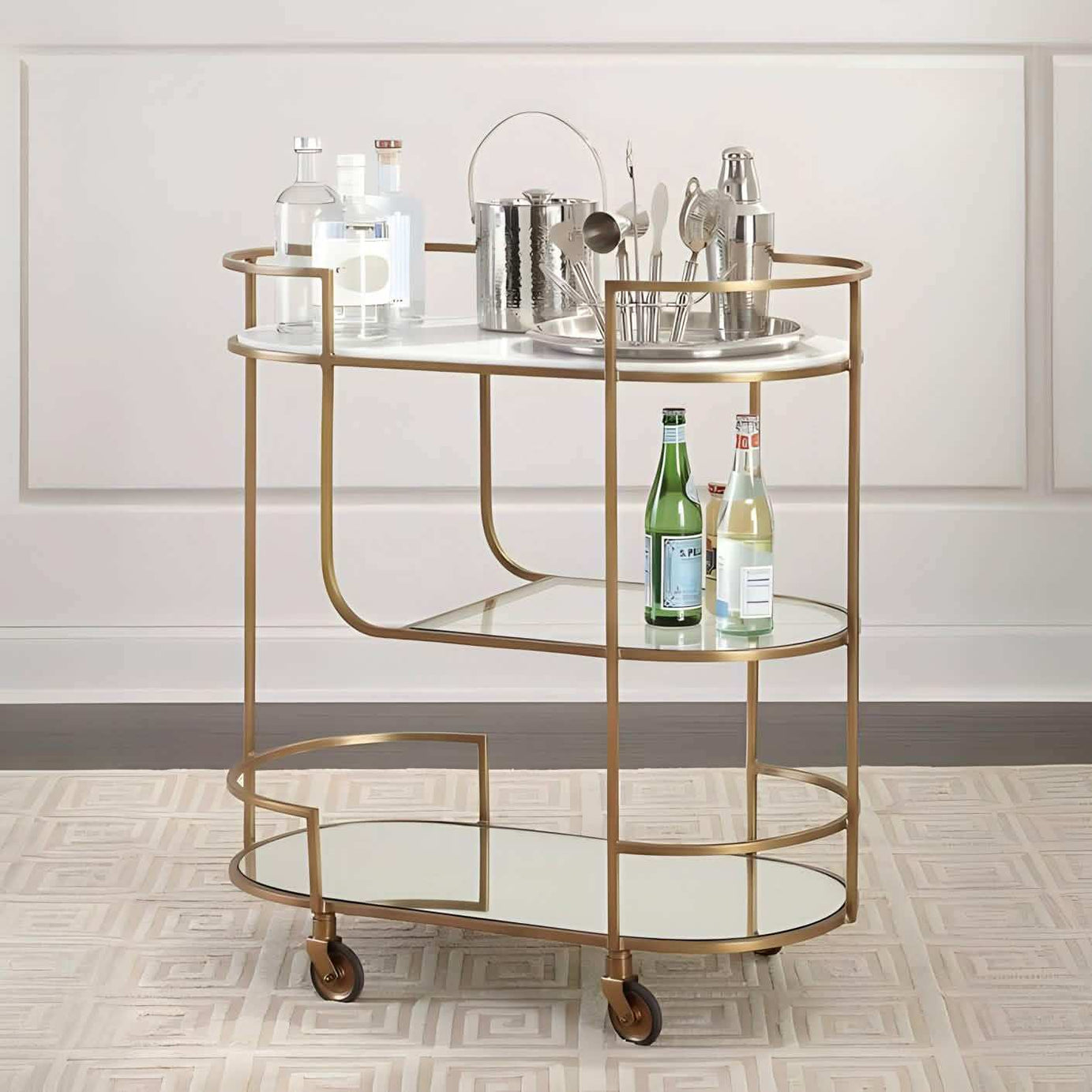 طاولة تقديم معدن - Baytuk