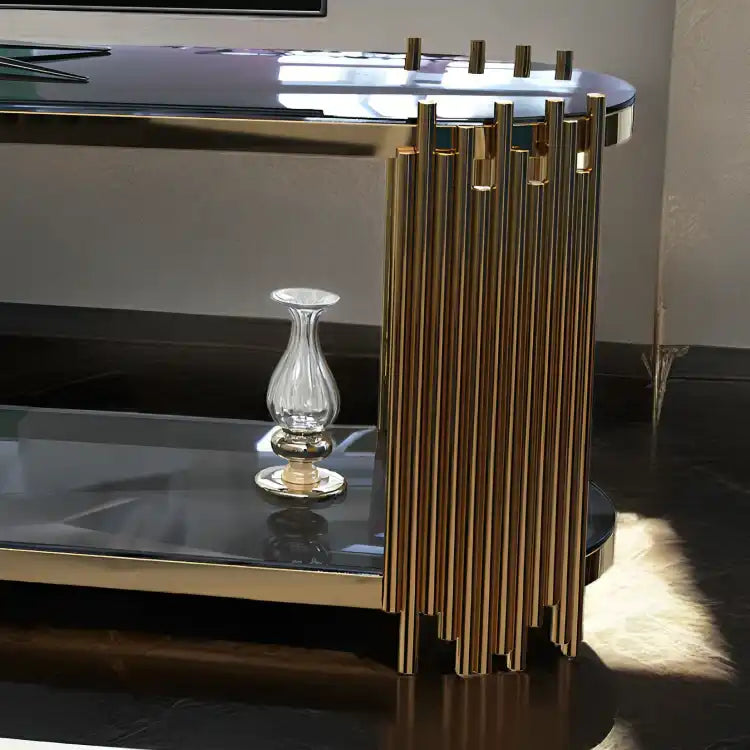 طاولة تلفاز مزودة برف - Baytuk