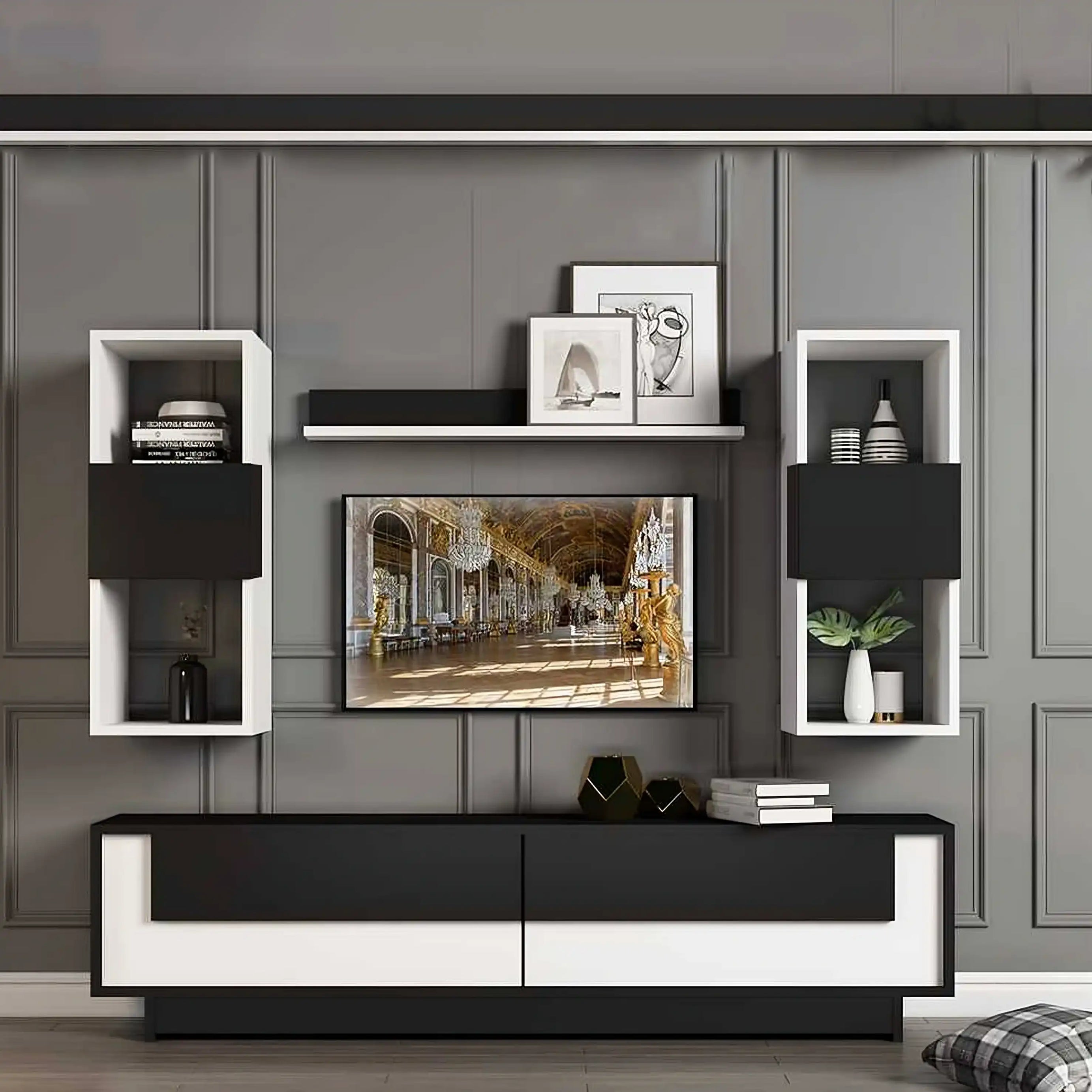 طاولة تلفاز بوحدة تخزين - Baytuk