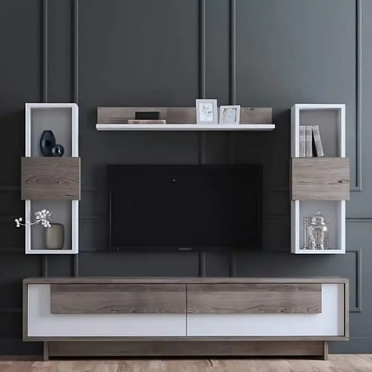 طاولة تلفاز بوحدة تخزين - Baytuk