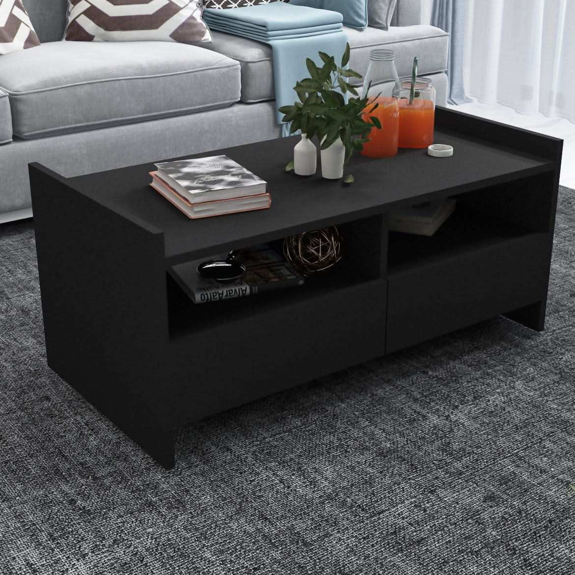 طاولة قهوة بوحدات تخزين - Baytuk