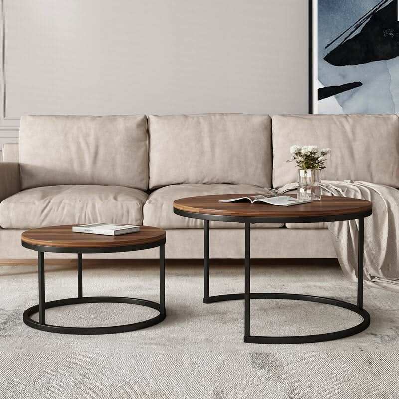 طاولة قهوة متداخلة دائرية - Baytuk