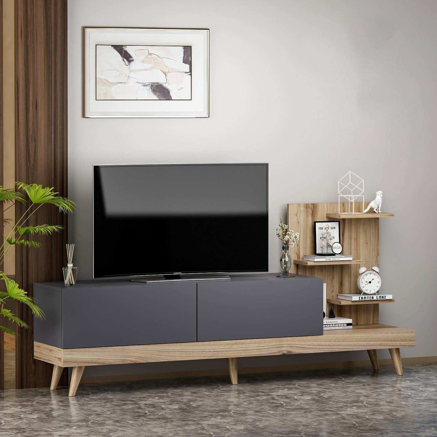 طاولة تلفاز بتصميم انيق - Baytuk