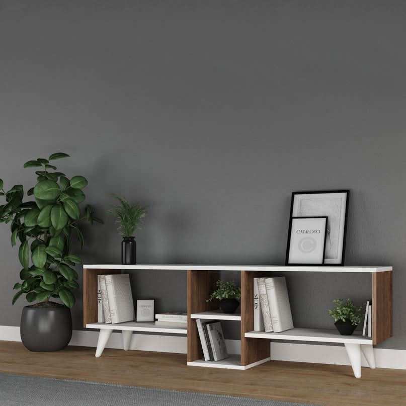 طاولة تلفاز بأرفف متعددة - Baytuk