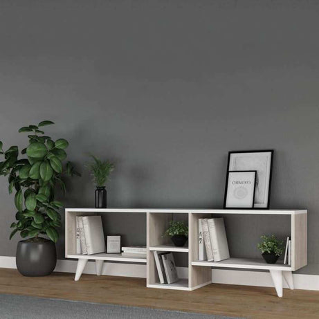 طاولة تلفاز بأرفف متعددة - Baytuk