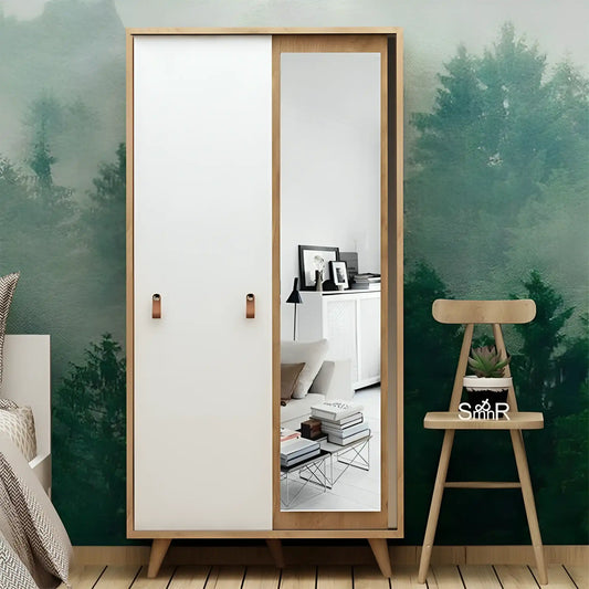 دولاب ملابس أنيق بمرآة مثالية لتنظيم ملابسك - Baytuk