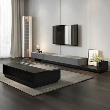 طقم طاولات بتصميم خشبي - Baytuk