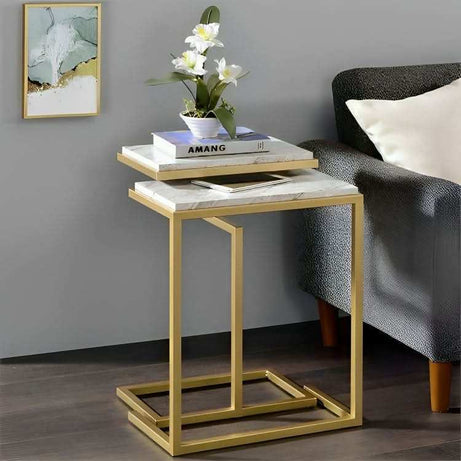 طاولة جانبية بمستويين - Baytuk