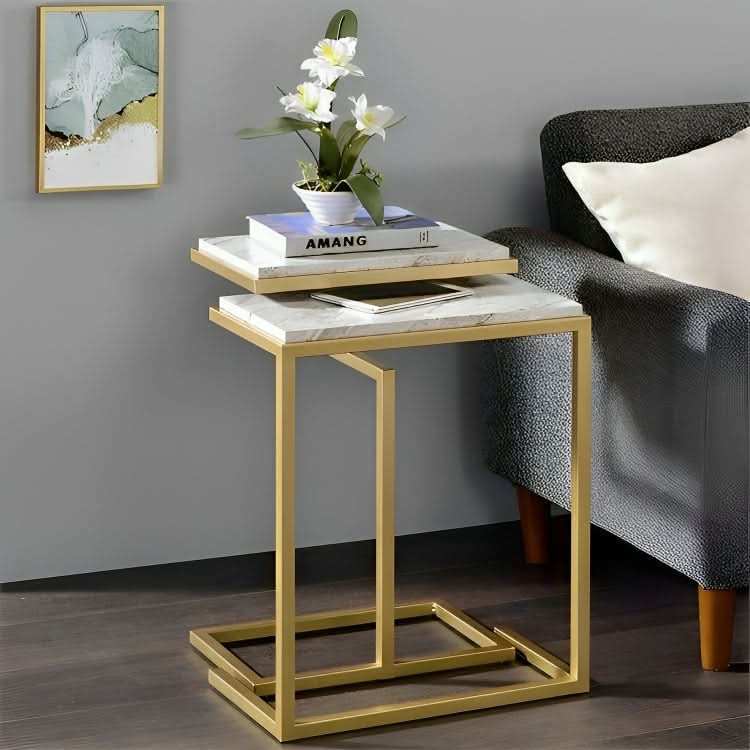 طاولة جانبية بمستويين - Baytuk