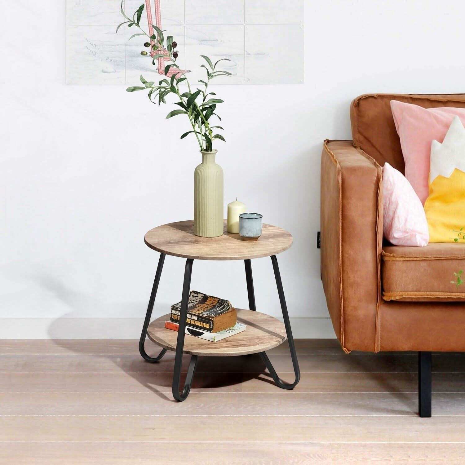 طاولة خشبية برف - Baytuk