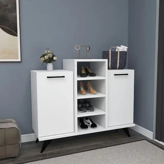 خزانة أحذية بارجل خشبي - Baytuk