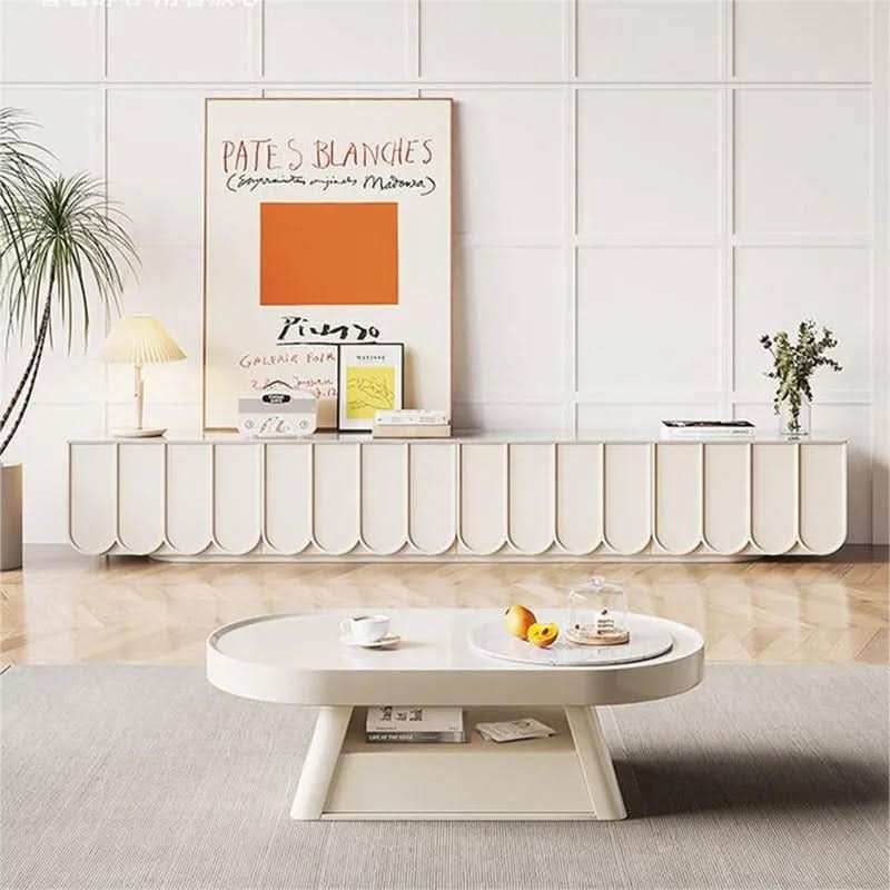 طقم طاولات أبيض فخم - Baytuk