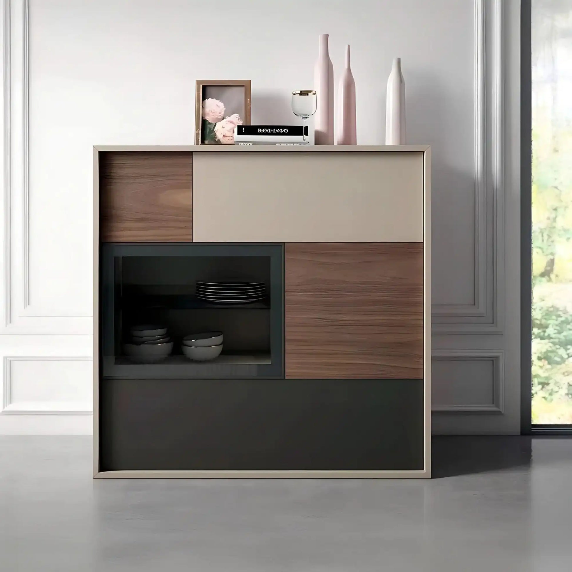 بوفيه خشبي متعدد الألوان - Baytuk