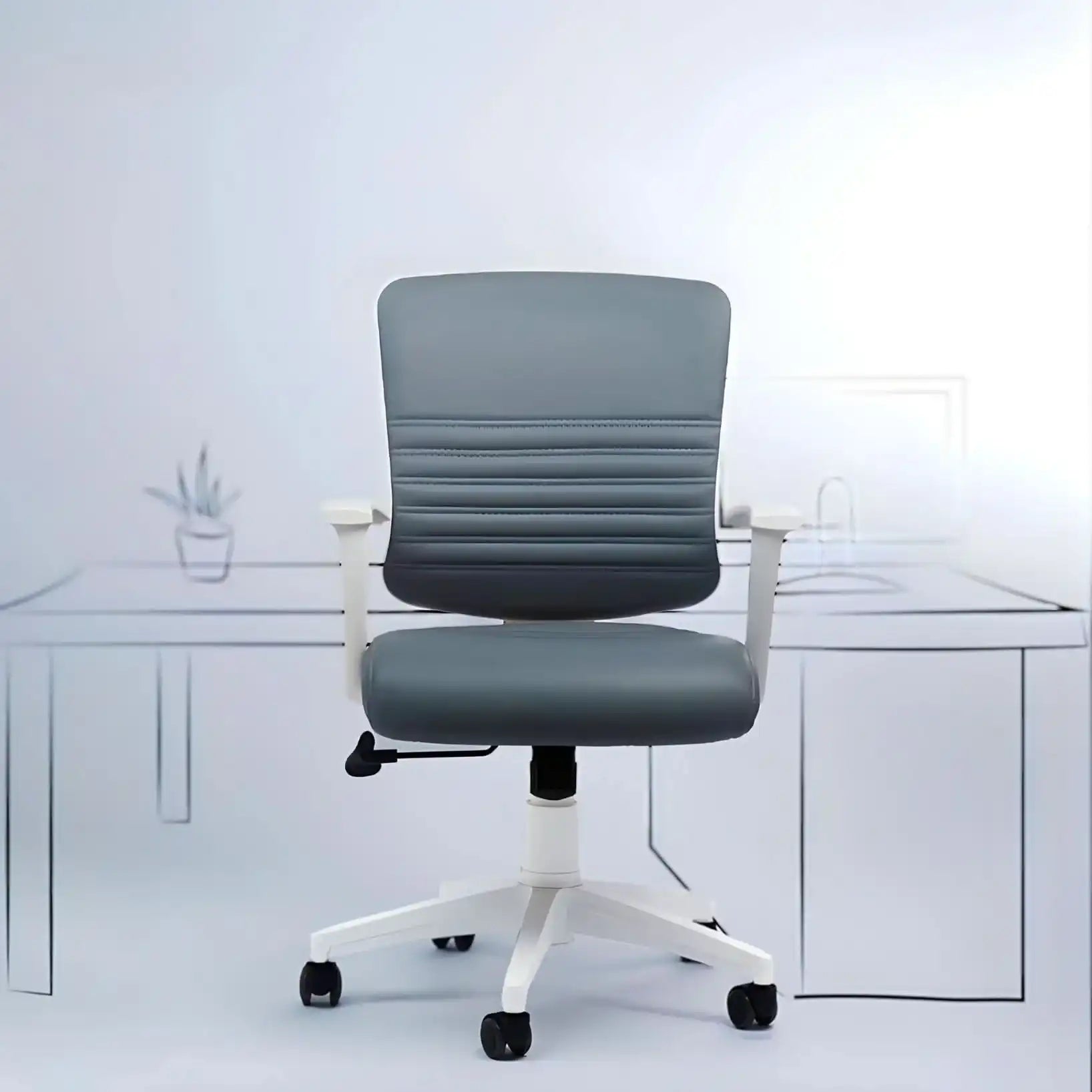 كرسي مكتب معدني مريح - Baytuk