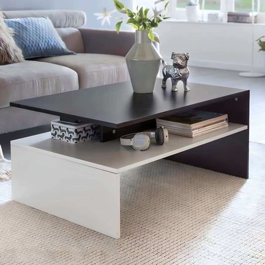 طاولة قهوة ام دي اف برف داخلي - Baytuk