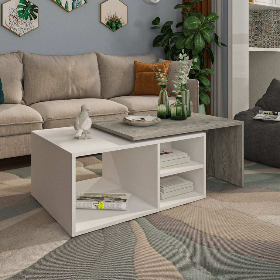 طاولة قهوة خشبية