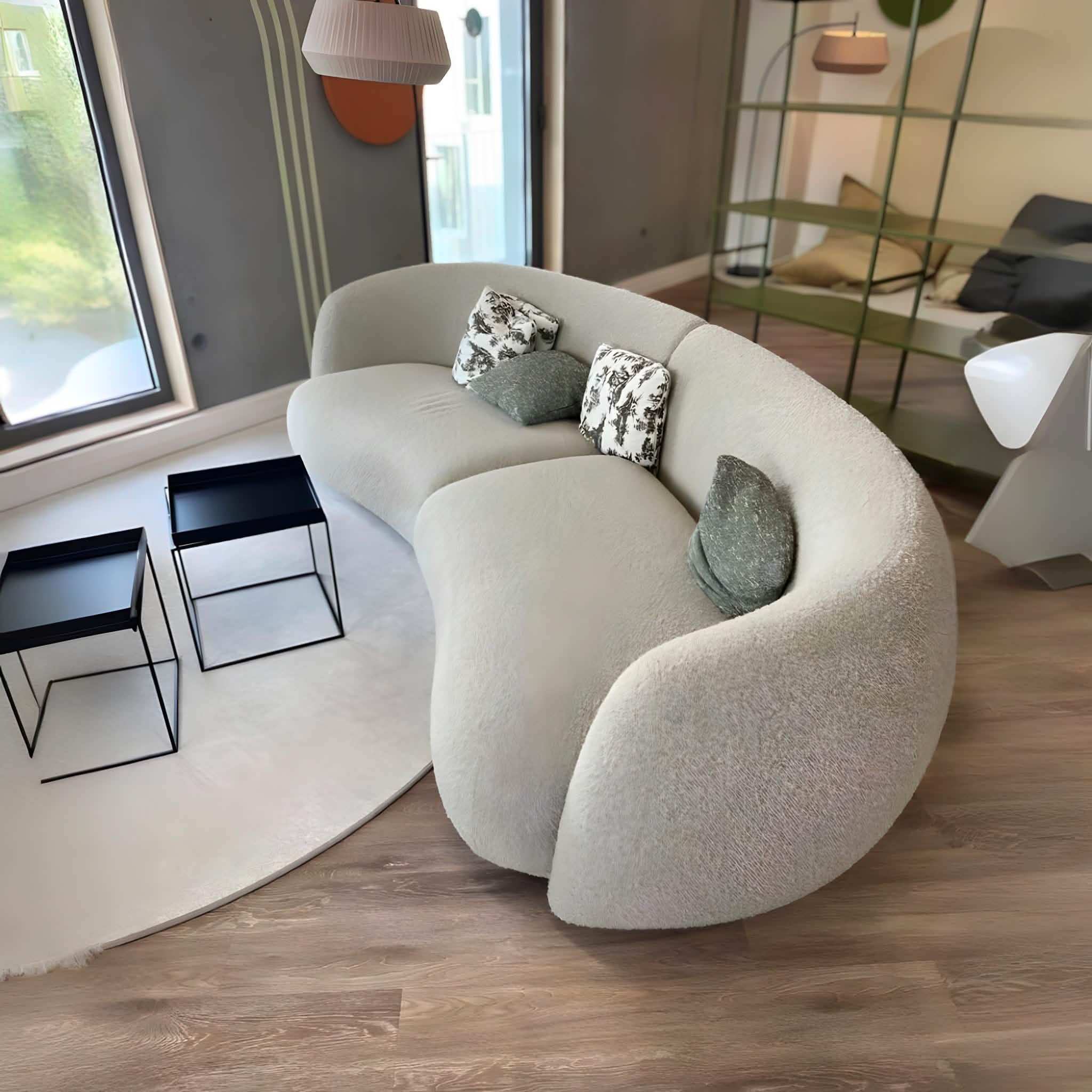 كنبة خشب طبيعي 220*85*75 سم - AOF11