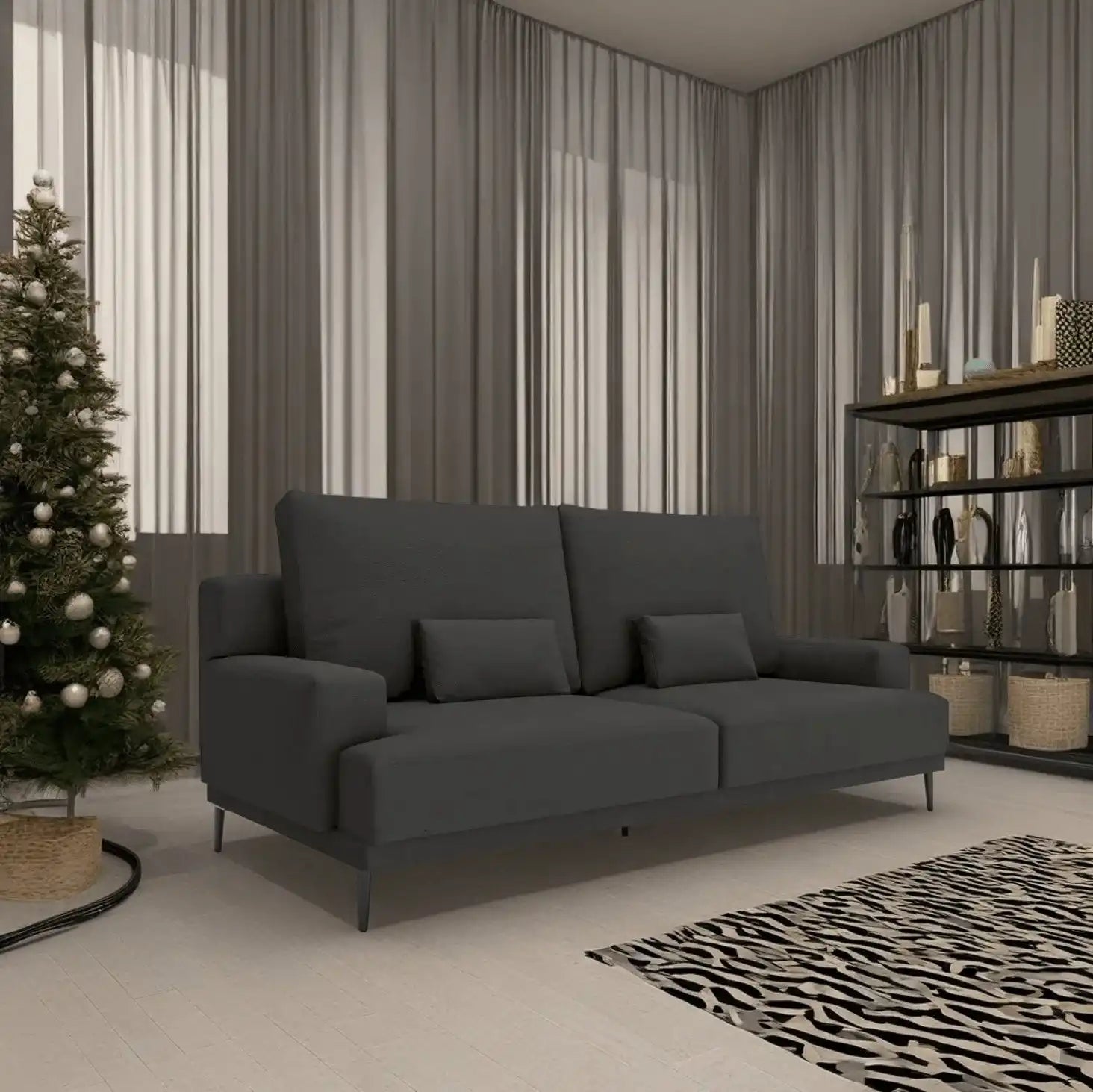 كنبة خشب طبيعي 190*90*90 سم - HIP63 - Homix