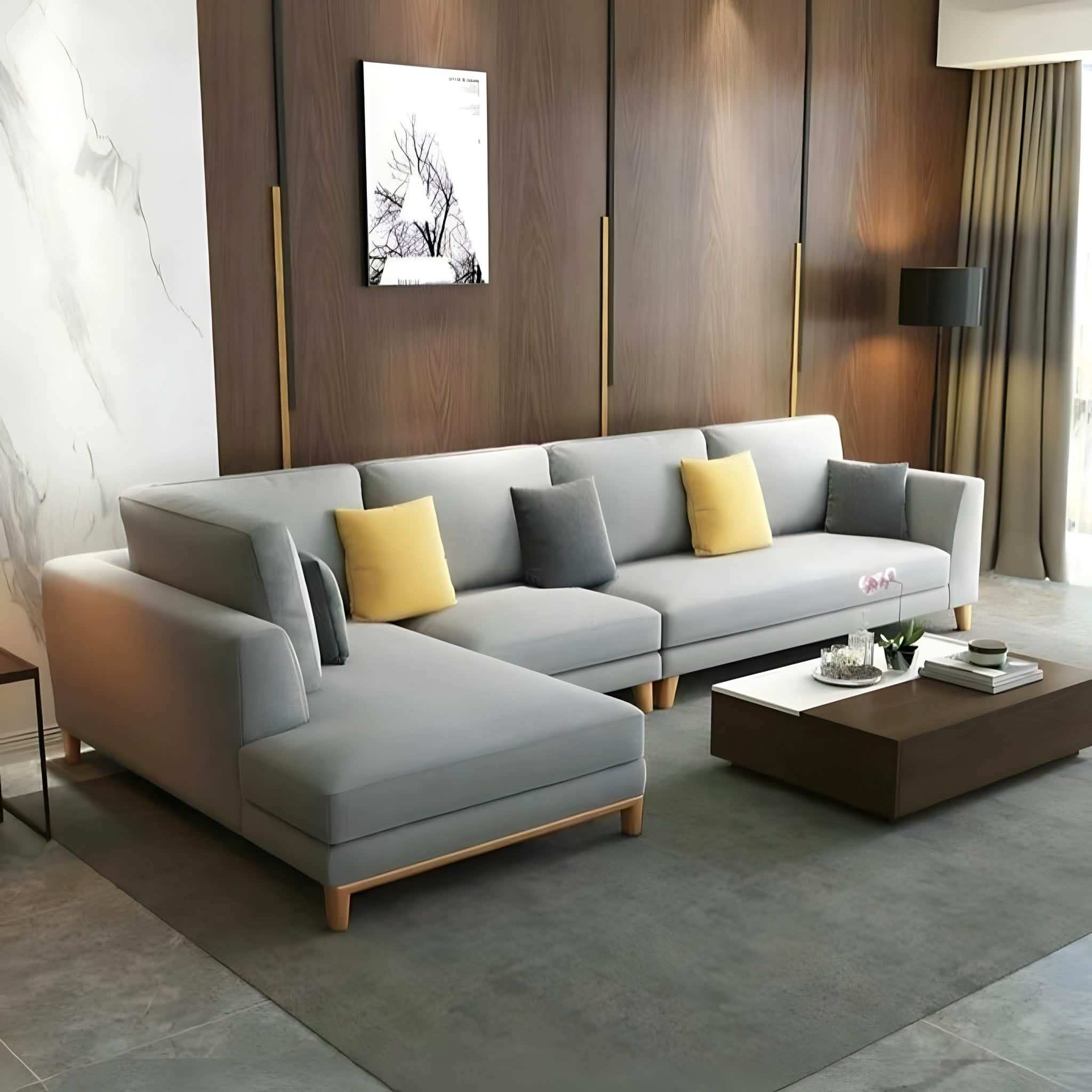 ركنة خشب طبيعي، 300*180*85*75 سم