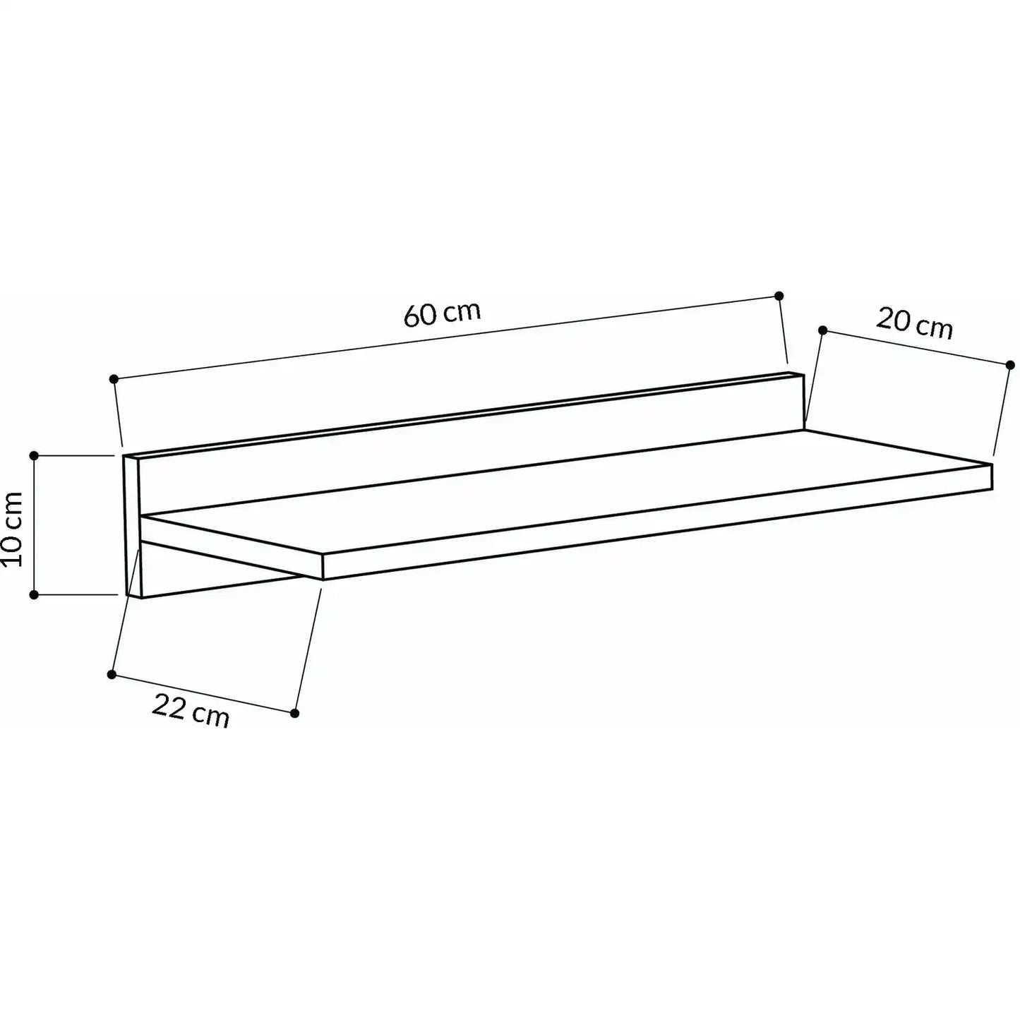 رفوف ام دي اف أنيقة - Baytuk