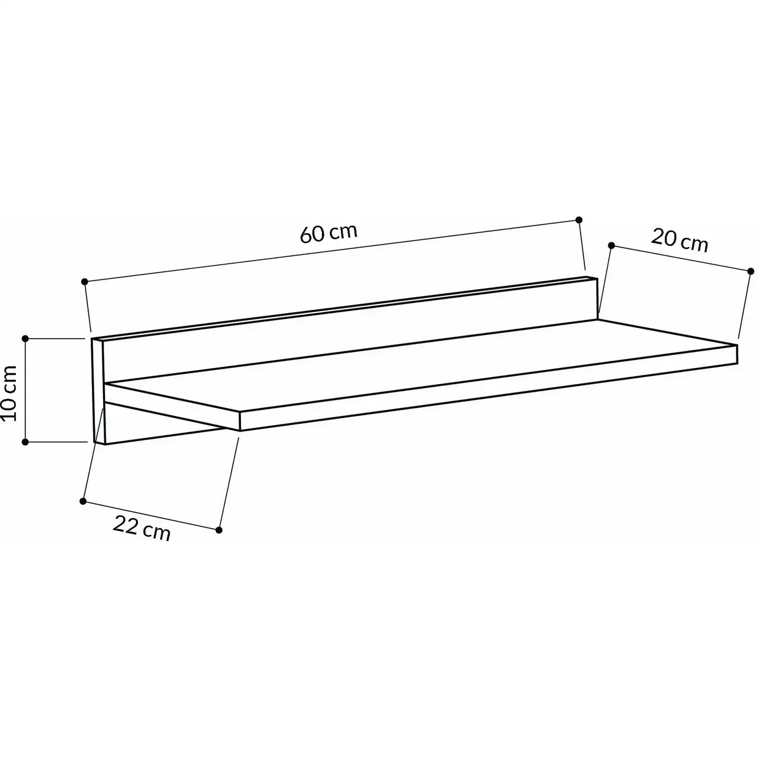 رفوف ام دي اف أنيقة - Baytuk