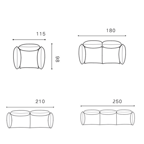 كنب بتصميم فريد - SELA