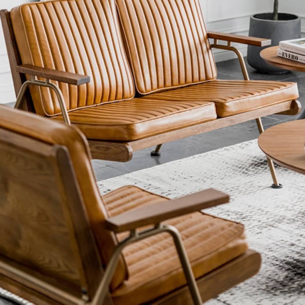 كنبة ثنائية جلد - VELA