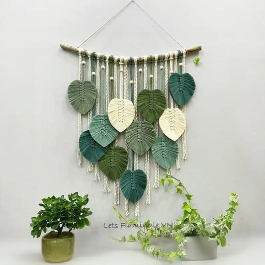 مكرمية حائط ملونة زخرفية - Baytuk