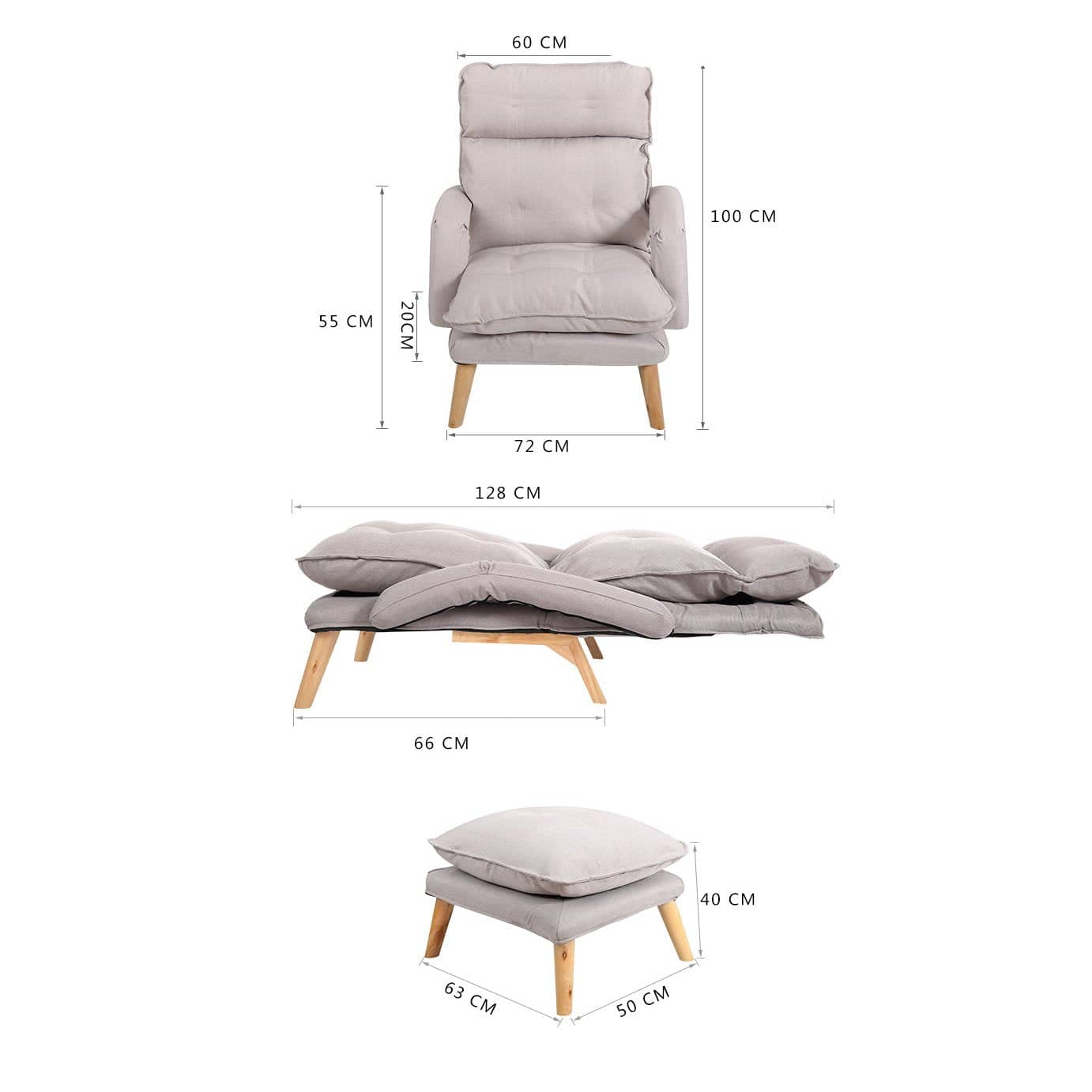 كرسي استرخاء مرن - SAGE