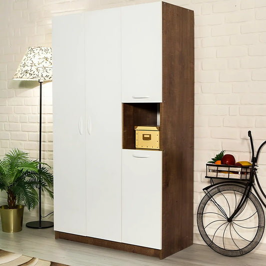 دولاب خشبي أنيق مساحات واسعة لتنظيم مثالي - Baytuk