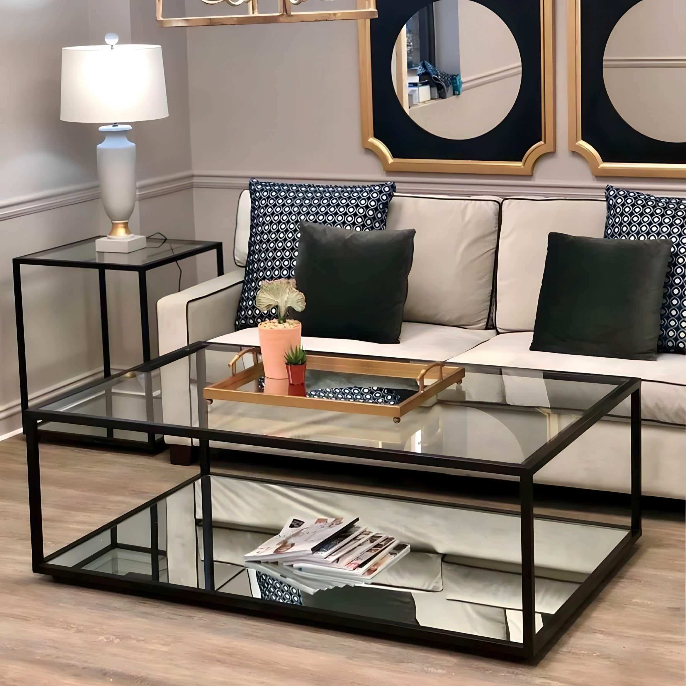 طاولة قهوة معدن - Baytuk