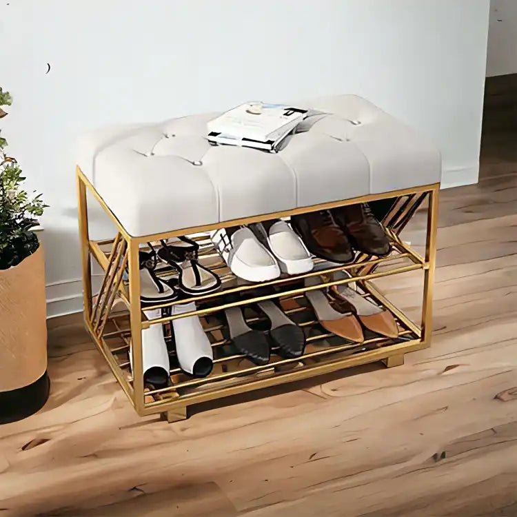 خزانة أحذية مزودة بمقعد ورف - Baytuk