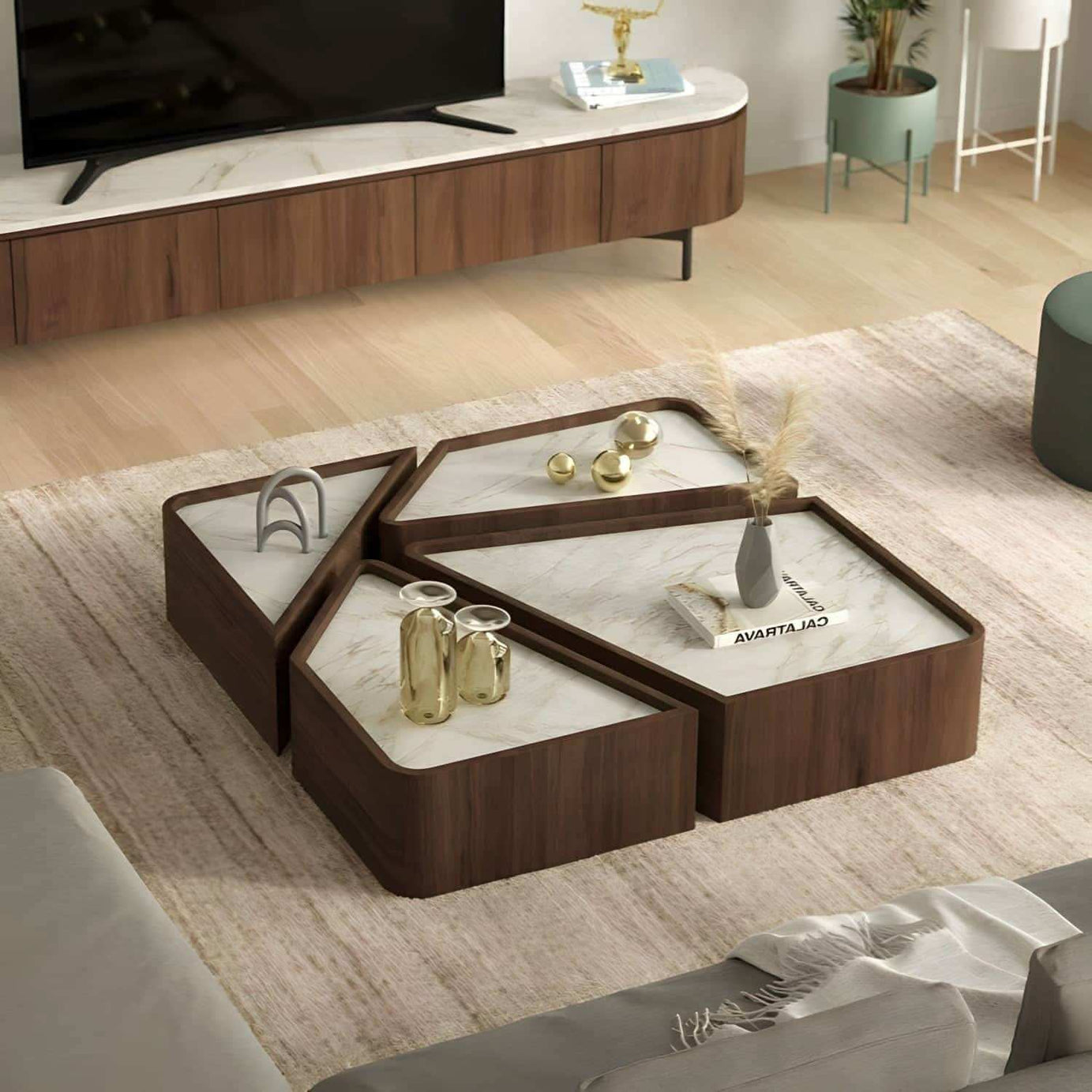 طاولة قهوة 4 قطع - Baytuk