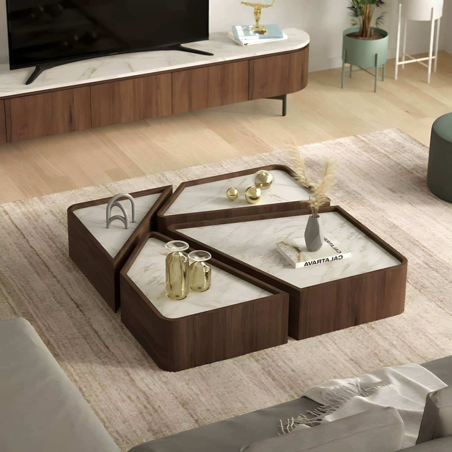 طاولة قهوة 4 قطع - Baytuk