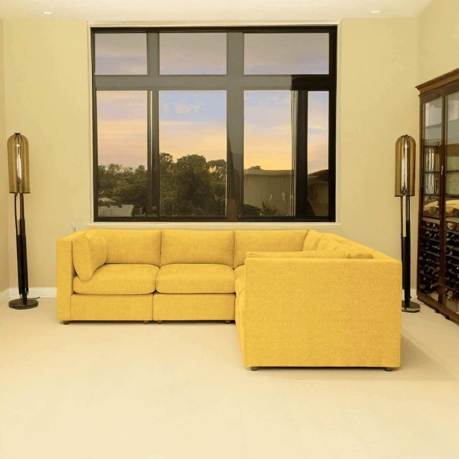 ركنة خشب طبيعي 250*250*90*80 سم - HIP115 - Homix