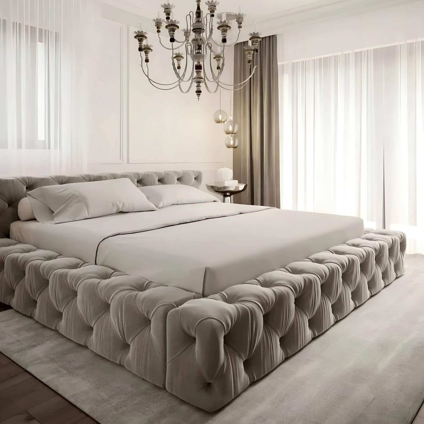 سرير خشب طبيعي - Baytuk