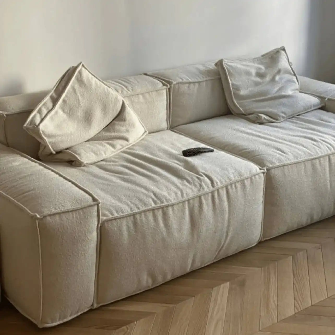 كنبة خشب طبيعي 220*90*75 سم - HIP80 - Homix