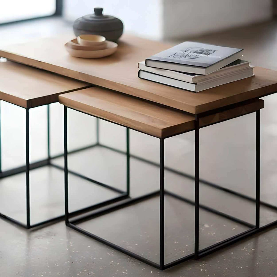 طاولة جانبية ام دي اف - Baytuk