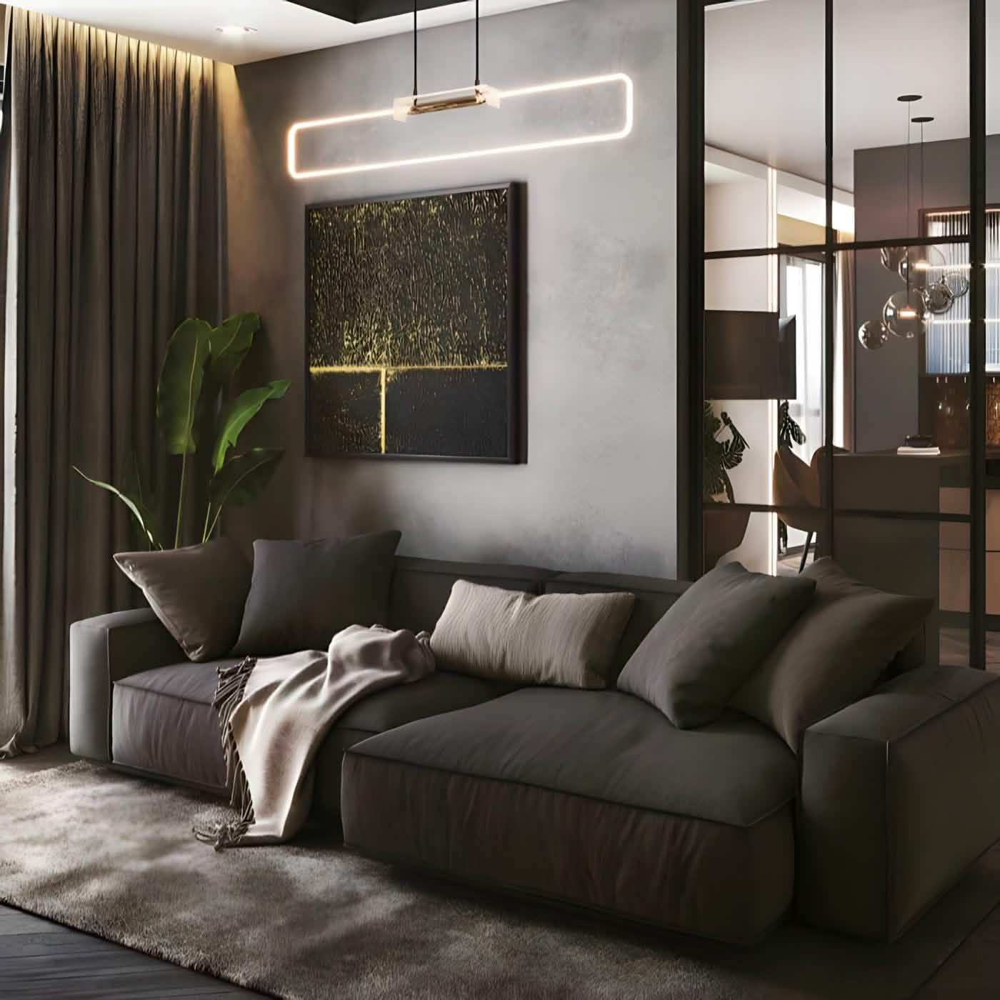 كنبة فاخرة خشبية طبيعية - Baytuk