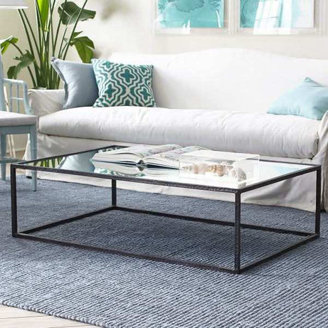 طاولة بسطح زجاجي - Baytuk