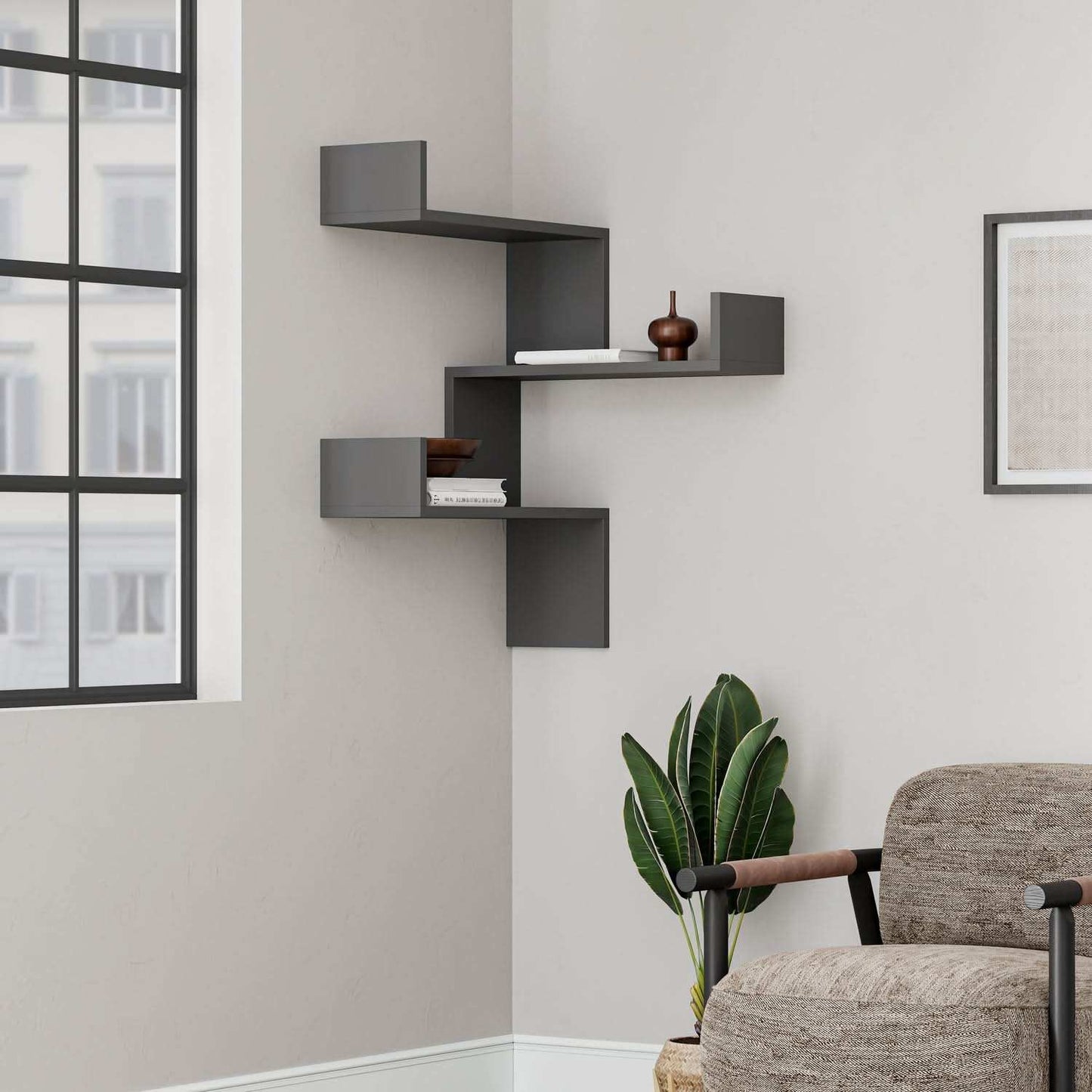 وحدة أرفف MDF أنيقة - Baytuk