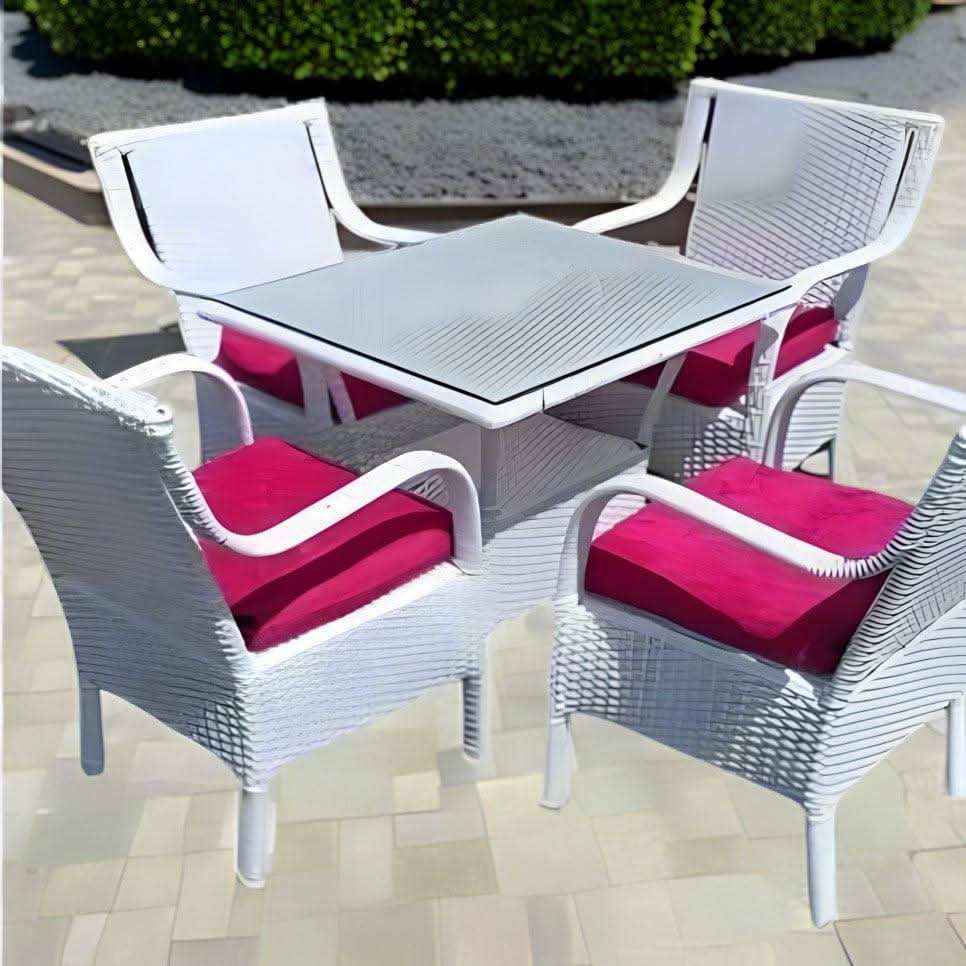 طقم خارجي حديد وراتان - Baytuk